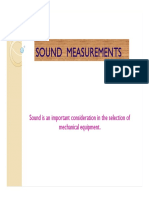 Sound Measurements