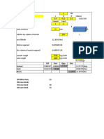 Block Work Calculator