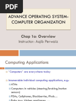 Advance Operating System-Computer Organization: Chap 1a: Overview