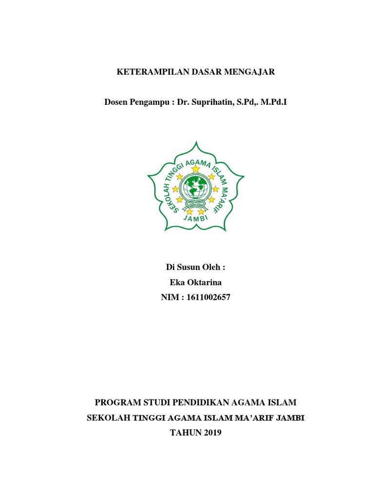 Keterampilan Dasar Mengajar | PDF