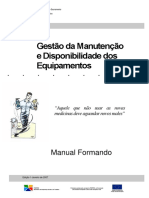 Gestao Da Manutencao e Dispositivos Dos Equipamentos, Ed. 1 PDF