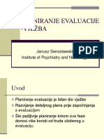 Planiranje Evaluacije Vjezba