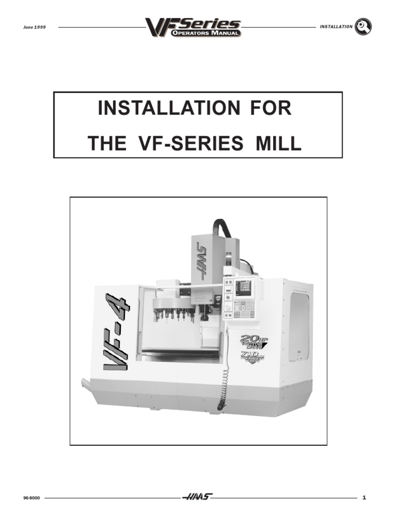 Haas VF Manual PDF | PDF | Screw | Voltage