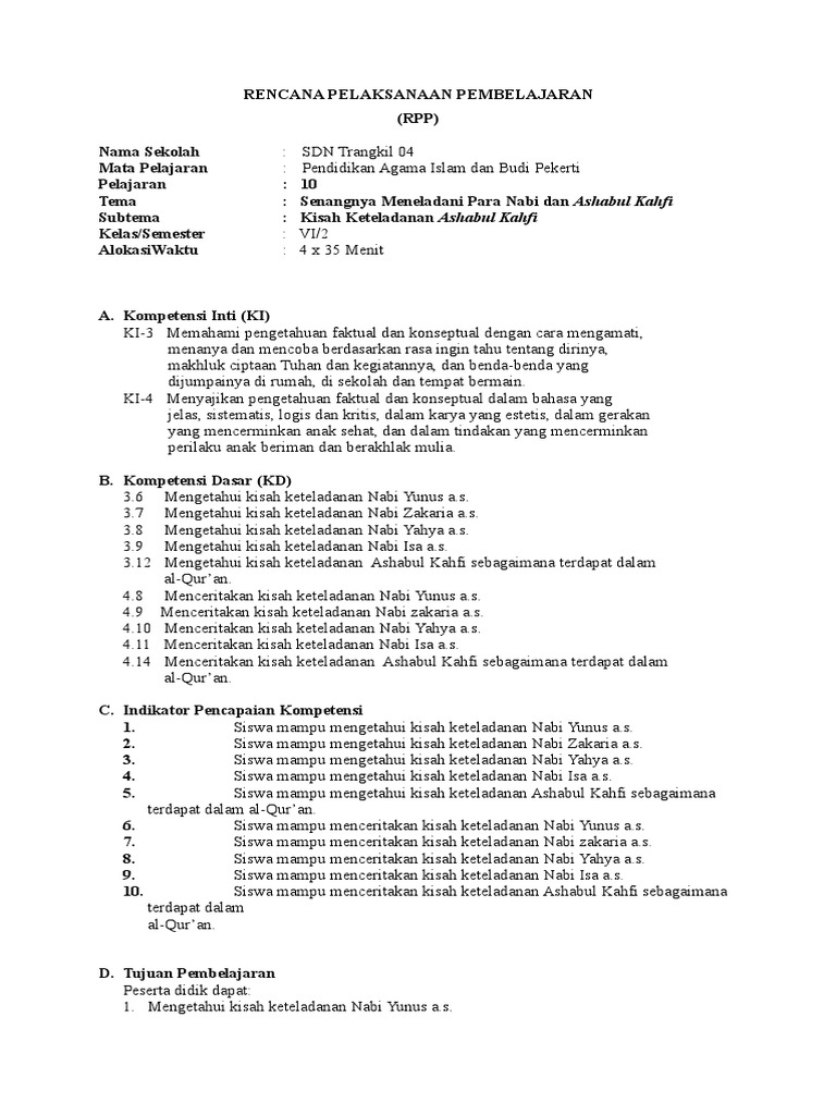 6 2 10 5 Kisah Keteladanan Ashabul Kahfi Pdf