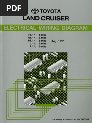 Toyota Land Cruiser Electrical Wiring Diagram - 1HZ Heavy PDF | PDF