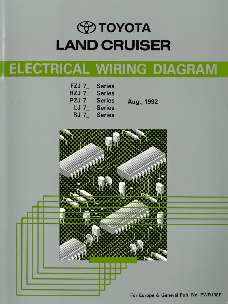 Toyota Land Cruiser Electrical Wiring Diagram 1HZ Heavy PDF PDF