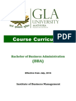 BBA Course Curriculum PDF