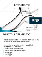 Exercitiul Terapeutic PDF