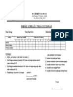 Formulir Audit Hand Hygiene