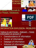 E-Books, E-Journals & E-Theses, Databases.: Dr.C.P.Ramasesh Former Librarian