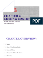 Chapter 1 Limits and Continuity