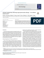 Salvage laryngectomy following organ-preservation therapy 