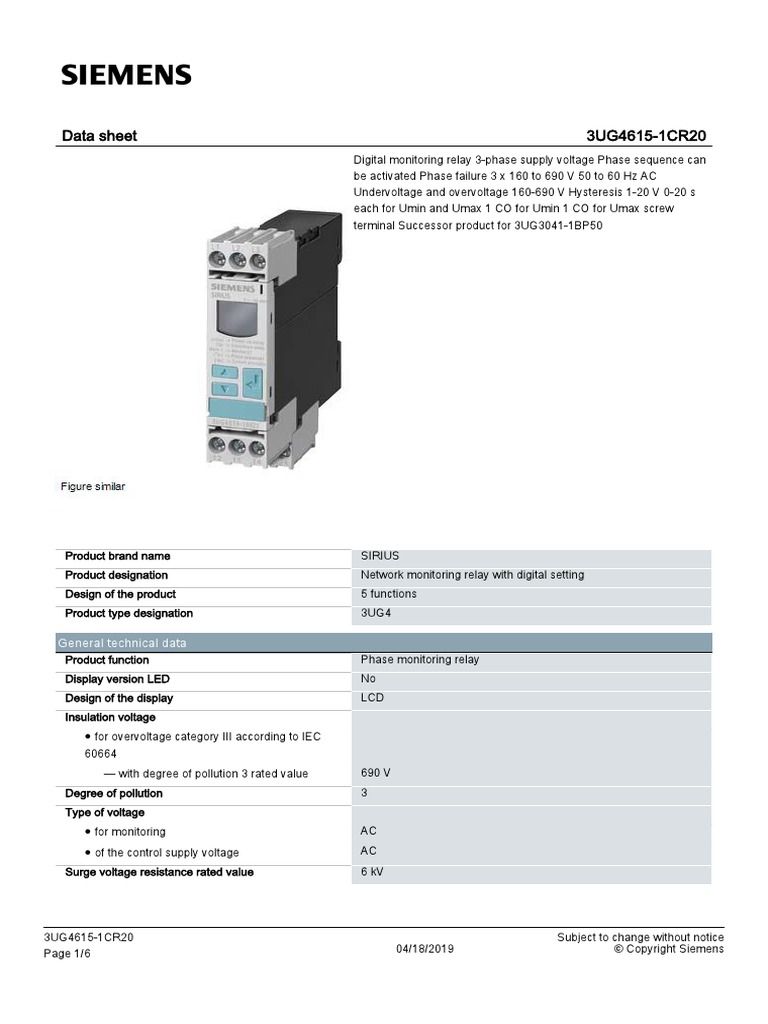 3ug46151cr20 Datasheet En Pdf Relay Alternating Current