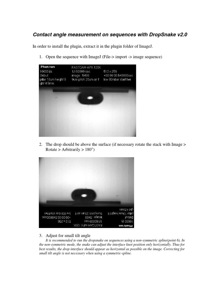 Drop Analysis
