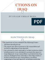 Sanctions On Iraq: by Enaam Umran Mosa