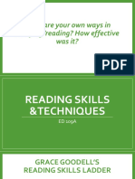 Reading Skills and Techniques