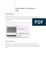 Centrifugal Purifiers Basic Principle and Working