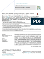 Wood decay rates of 13 tree species