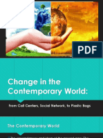 Lesson 1 - Change in the Contemporary World