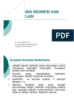 Korelasi Regresi PDF