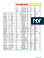 Train Name Index