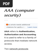 AAA Computer Security