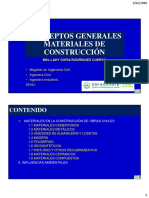 Conceptos Generales de Materiales de Construccion