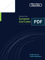 MAU2673 European Grid Codes
