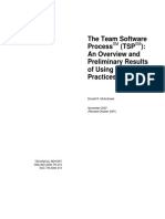 The Team Software Process (TSP) : An Overview and Preliminary Results of Using Disciplined Practices