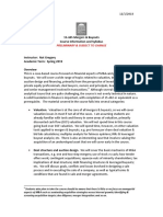 15-445 Mergers & Buyouts Course Information and Syllabus: Preliminary & Subject To Change