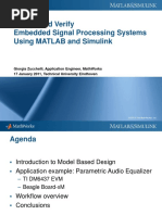 Design and Verify Embedded Signal Processing Systems Using MATLAB and Simulink