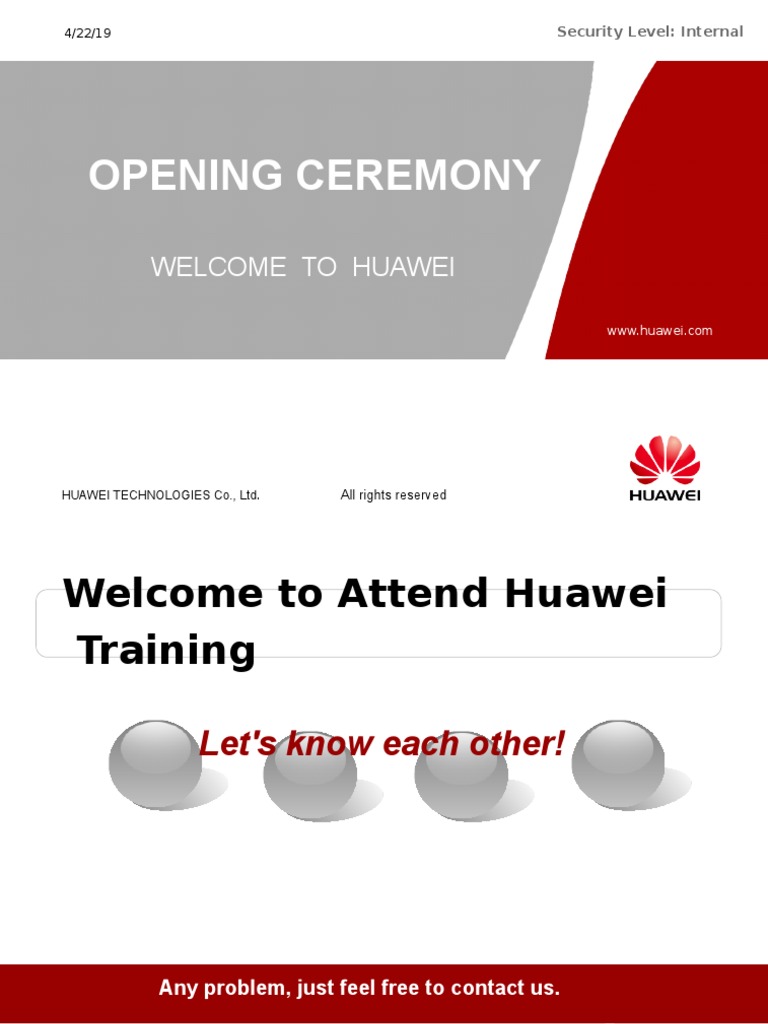 Huawei Training Program Overview | PDF | Educational Technology