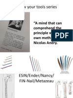 Know Your Tools Series: 'A Mind That Can Comprehend The Principle Will Device Its Own Methods.'' Nicolas Andry