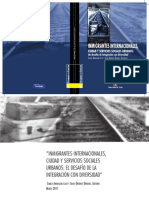 Version Digital Del Libro Inmigrantes Internacionales Ciudad y Servicios Urbanos El Desafio de La Integracion Con Diversidad PDF