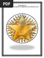 A Estrela Flamigera Ou Estrela Flamejante - Branco-preto111