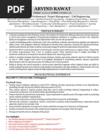 Resume Sample Civil Engineering