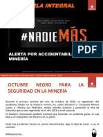 CHARLA INTEGRAL Alerta Accidentabilidad en Mineria