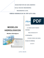 PRACTICA 9 Modelos Hidrologicos