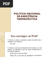 Aula Política Nacional Da Assitência Farmacêutica Eixos Estratégicos