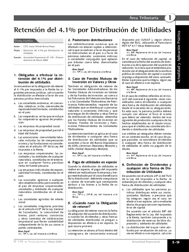 1 9297 69104 PDF | PDF | Impuesto sobre la renta | Dividendo