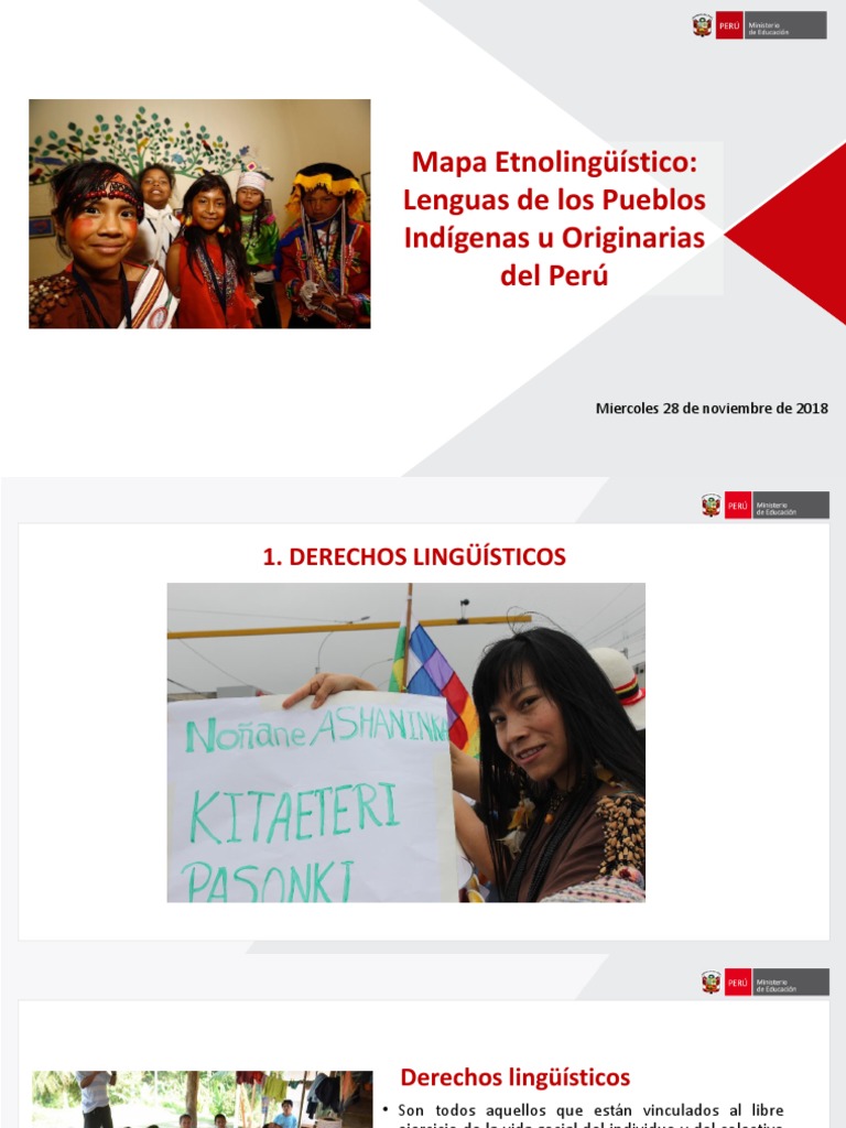 Mapa Etnolingüístico de Lenguas del Perú | PDF | Multilingüismo | Perú