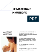 Leche Materna e Inmunidad