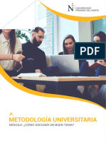 Sílabo Metodología Universitaria