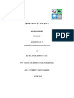 Museum of Languages: A Thesis Report