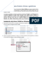 Driver CH340 Para Arduino Chinos o Genéricos