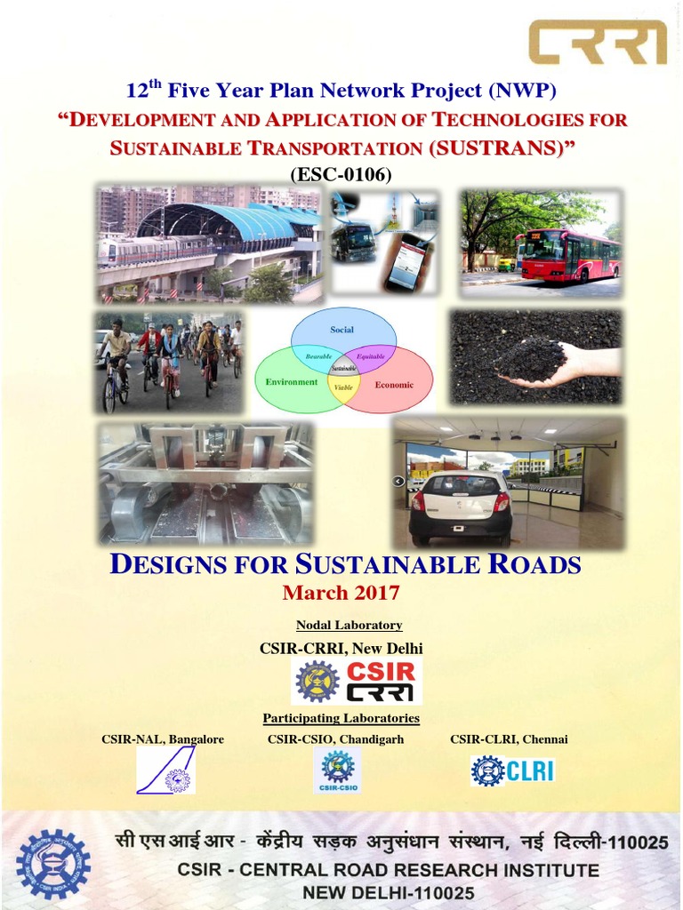 Design Sustainable Roads PDF | PDF | Road Surface | Asphalt