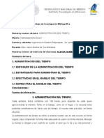 Formato Entrega de Inv. Habilidades Directivas U3 Admon Del Tiempo Aleyda Nambo Lozano