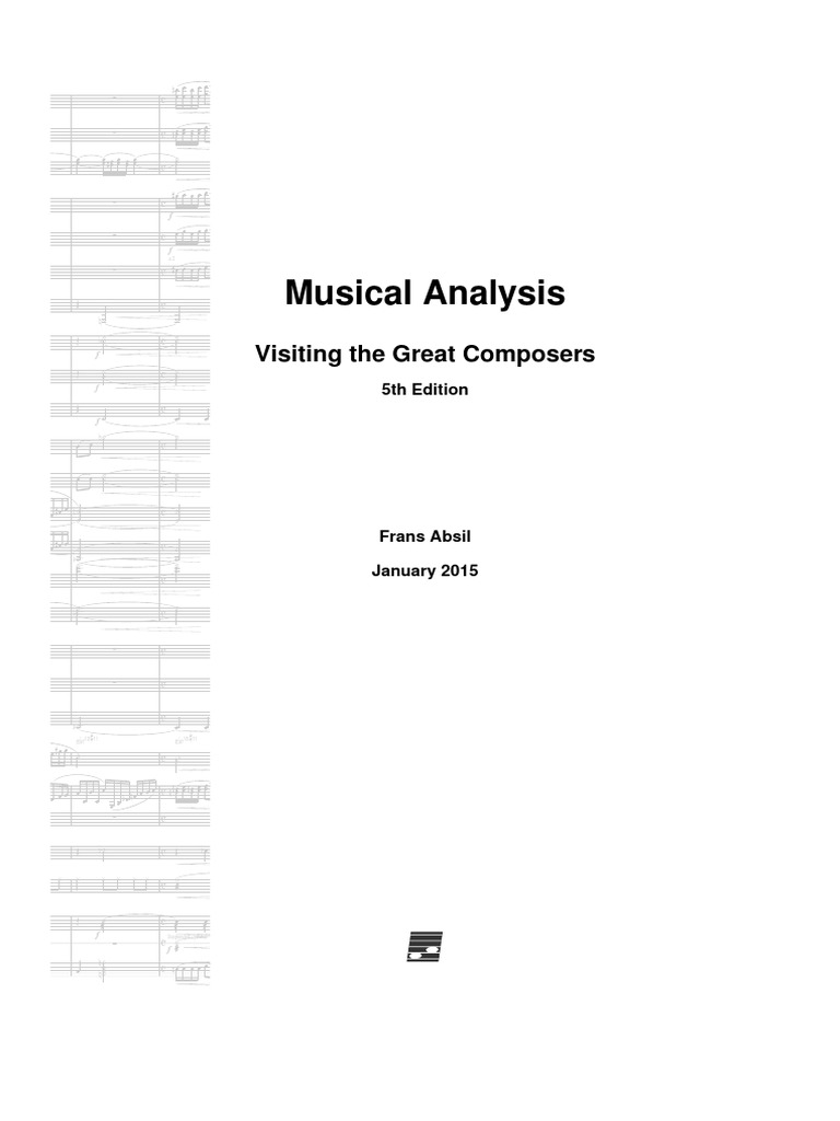 Musical Analysis Visiting The Great Compo Absil Frans Pdf Tempo Elements Of Music