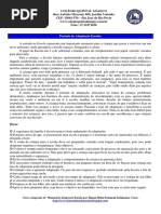 Período de Adaptação Escolar