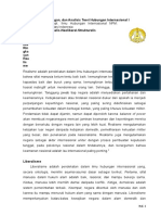 Analisis Teori Hubungan Internasional